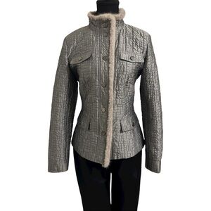 BASLER Germany size 6 metallic silver colour